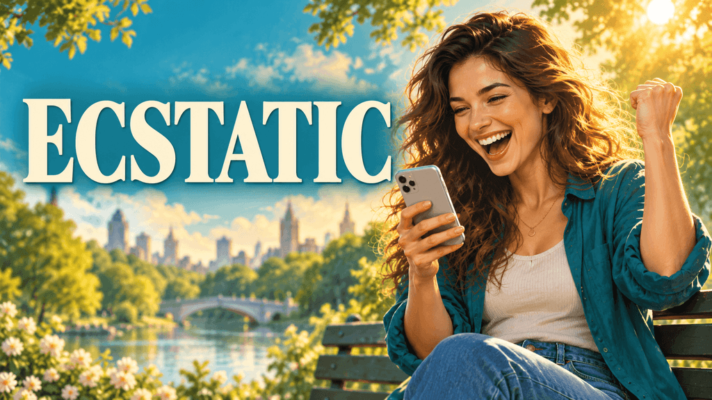 Ecstatic after wonderful news