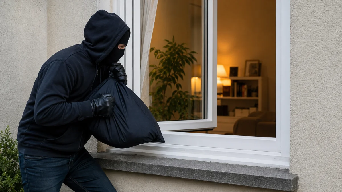 burgle meaning photo