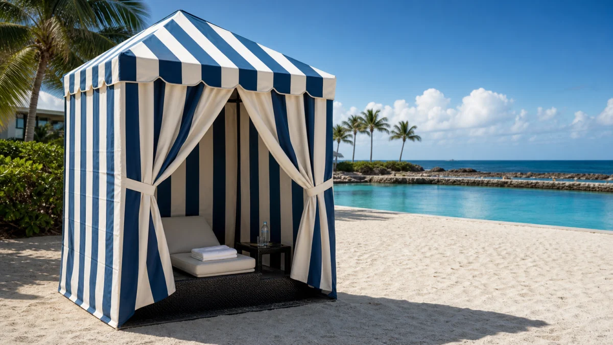 Cabana: meaning, definition, and synonyms