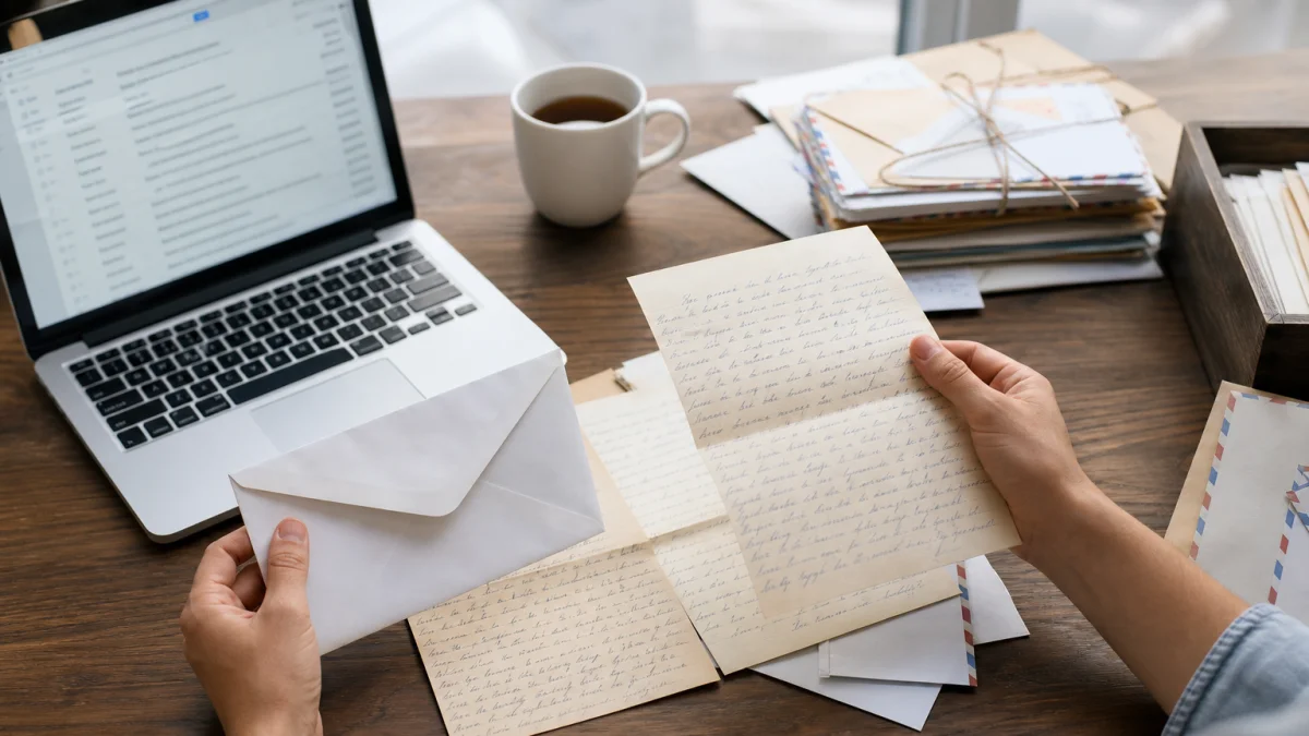 correspondence meaning photo