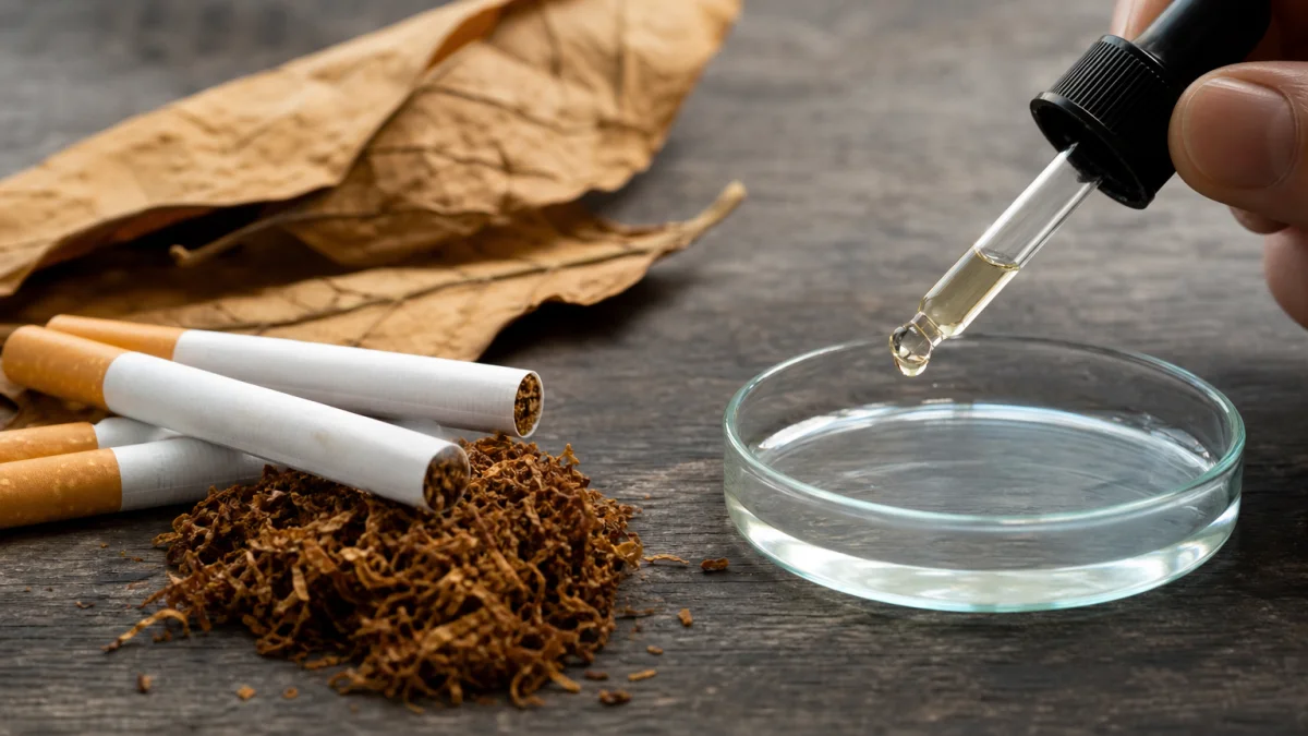 nicotine meaning photo