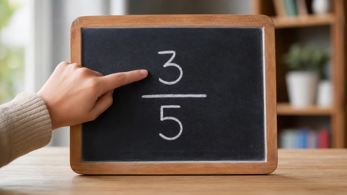 Numerator: meaning, definition, and synonyms