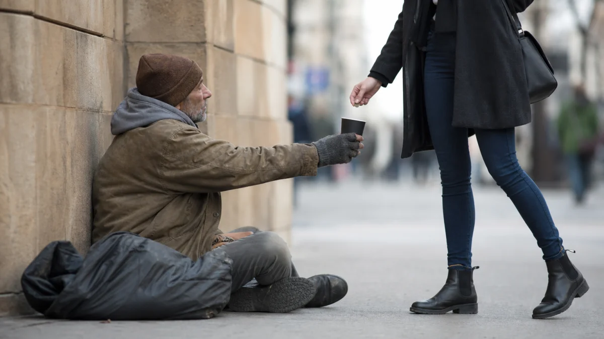 panhandler meaning photo