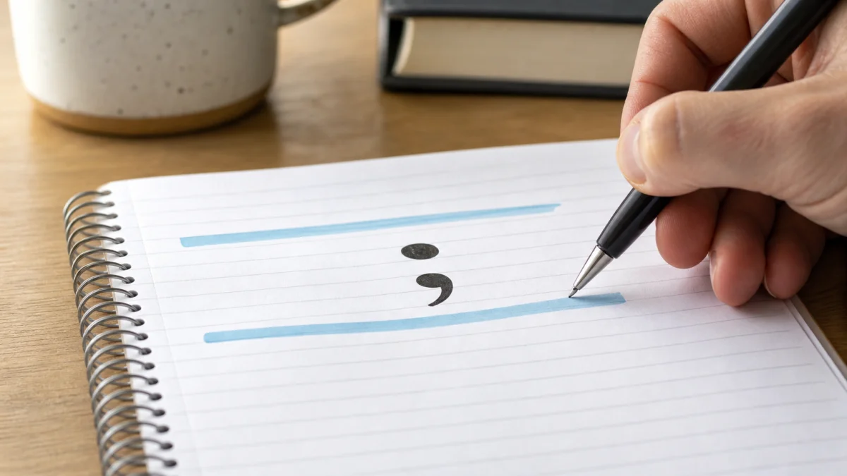 semicolon meaning photo