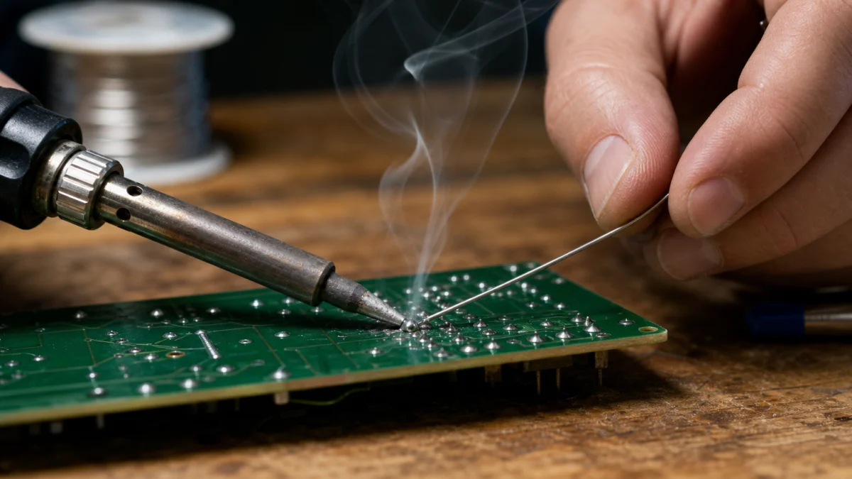 Solder: meaning, definition, and synonyms