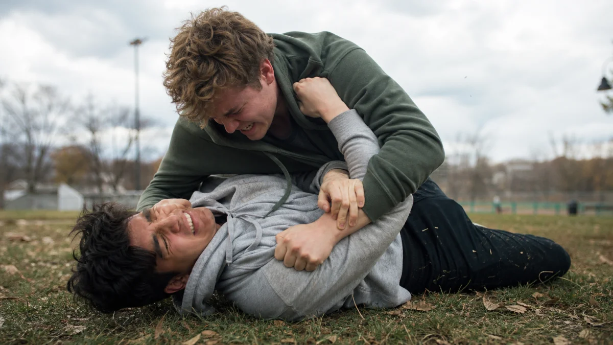 tussle meaning photo
